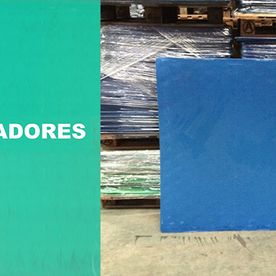 Separadores color celeste 